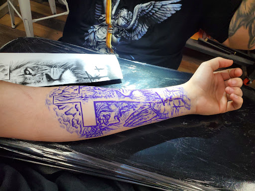 Explore boxer tattoo ideas, creative tattoo ideas in Kansas City, available at La plaza tattoo and art gallery