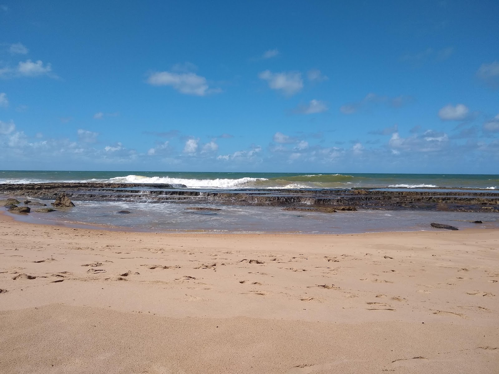 Foto van Praia de Jaua en de nederzetting