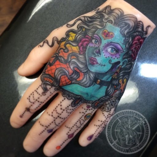 Explore mid arm tattoo ideas, creative tattoo ideas in Ventura, available at White Lotus Body Arts Studio