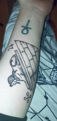 Explore disney castle tattoo ideas, creative tattoo ideas in Tacoma, available at Rolling Gypsy Tattoo