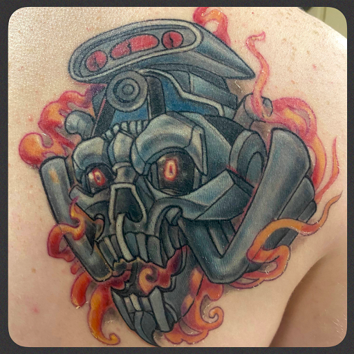 Explore trippy tattoo ideas, creative tattoo ideas in Augusta, available at Mr. Tattoo