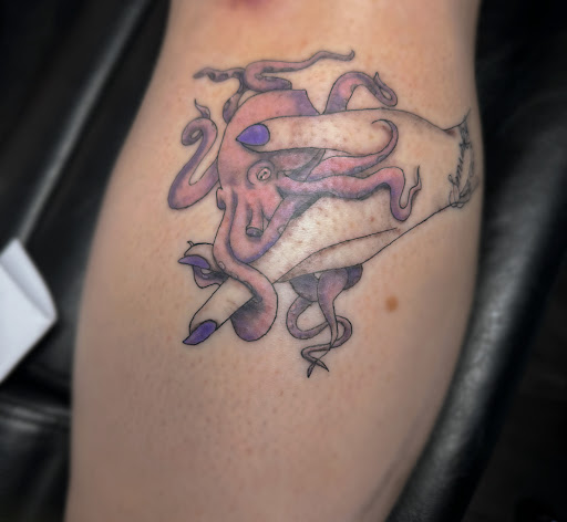 Explore harmonica tattoo ideas, creative tattoo ideas in Lavonia, available at New Moon Tattoo LLC