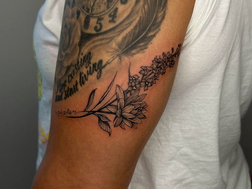 Explore virgo zodiac tattoo ideas, creative tattoo ideas in Elkins Park, available at Swagga House