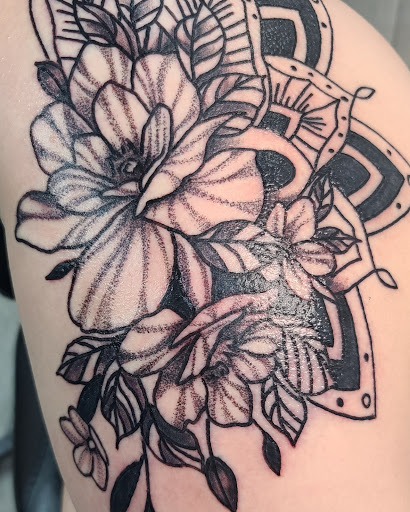 Explore tattoo ideas for son's name, creative tattoo ideas in Cuyahoga Falls, available at Sick Skins Skin Art Studio