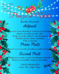 Menu / carte de Trattoria Chapeau à Avola