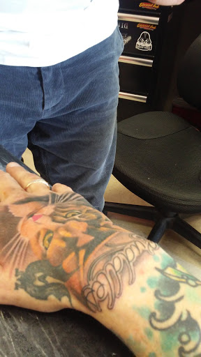 Explore black and white tattoo ideas for men, creative tattoo ideas in Jessup, available at Savage Ink Tattoo Studio