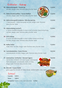 Menu / carte de Kapadokya Restaurant à Bielefeld