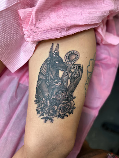 Explore venom tattoo ideas, creative tattoo ideas in New Carlisle, available at Reckless Temptations