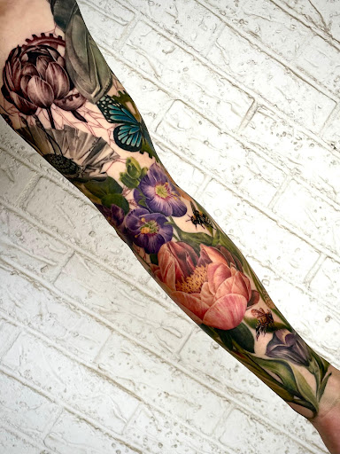 Explore ambigram tattoo ideas, creative tattoo ideas in Pendleton, available at Just Another Hole in the Wall Tattoo