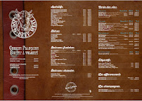 Menu / carte de Steak house à Châteauroux