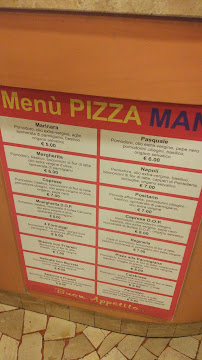 Pizza Man à Florence menu