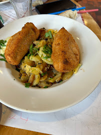 Escalope panée du Restaurant de spécialités alsaciennes La Halle aux Blés à Obernai - n°6