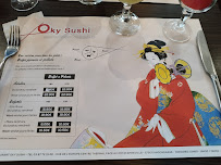 Menu / carte de OKY SUSHI à Amnéville
