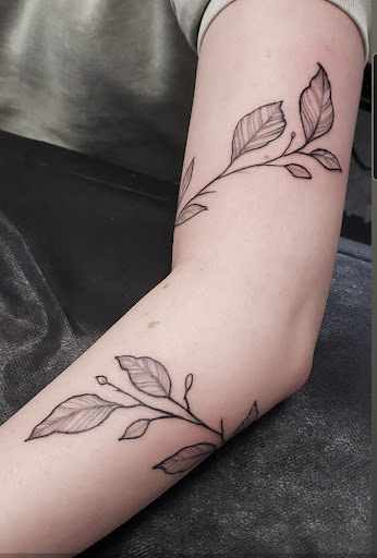 Explore engagement ring tattoo ideas, creative tattoo ideas in Orange, available at Three Diamonds Tattoo