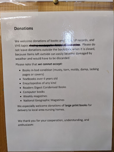 Thrift Store «Friends of Middletown Thrall Library Used Book Store», reviews and photos, Depot St, Middletown, NY 10940, USA