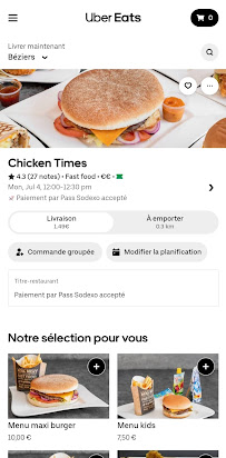 Aliment-réconfort du Restauration rapide Chicken Time's à Béziers - n°16