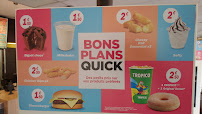 Menu / carte de Quick Troyes Drive à Troyes