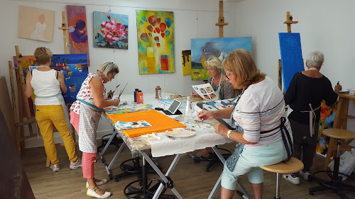 Cours de peinture ATELIER de peinture L'Arbre ô Couleurs La Rochelle