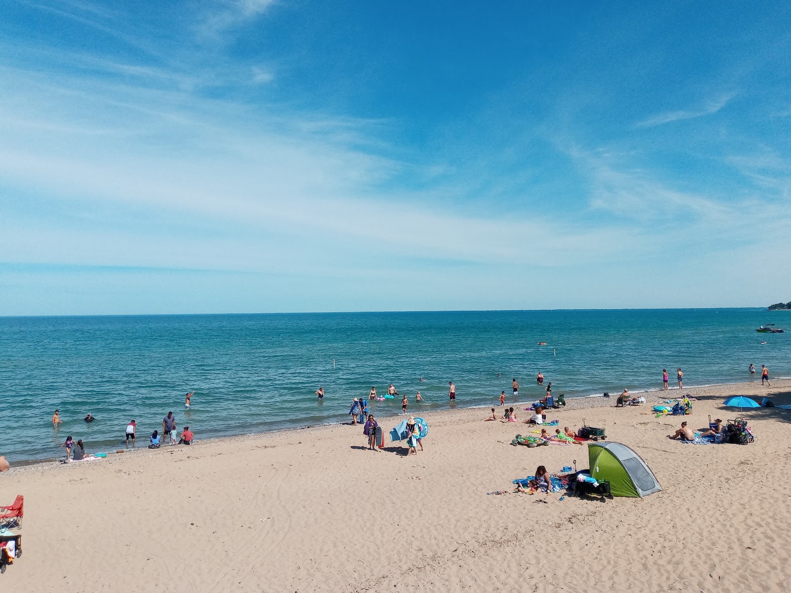 Foto av Lakeport State Beach med turkos rent vatten yta