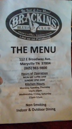 Blues Club «Brackins Blues Club», reviews and photos, 112 E Broadway Ave, Maryville, TN 37804, USA