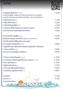 Menu du La Rotonda Art Restaurant à Mattinata