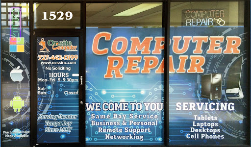 On-site Computer Sales & Services Inc, 1529 S Highland Ave, Clearwater, FL 33756, USA, 
