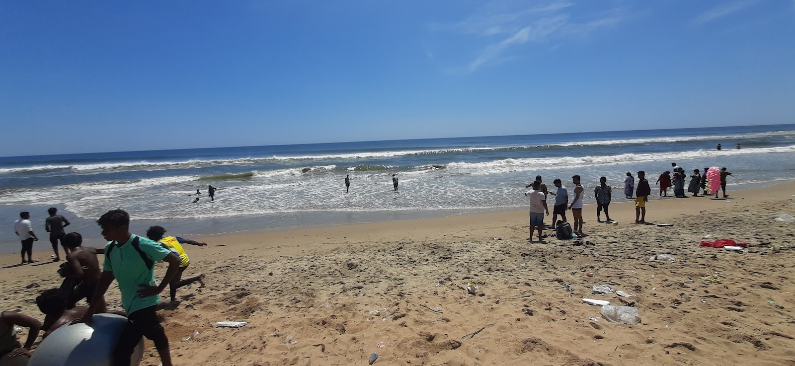 Patinapakkam Beach'in fotoğrafı geniş plaj ile birlikte