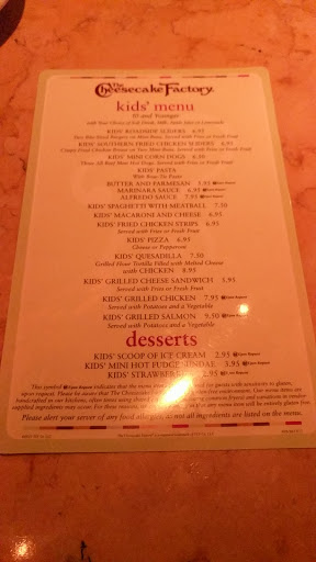 Restaurant «The Cheesecake Factory», reviews and photos, 1700 Willowbrook Blvd, Wayne, NJ 07470, USA