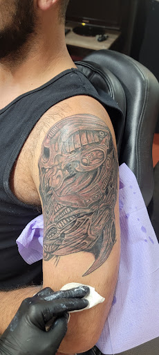 Explore cyber sigilism tattoo ideas, creative tattoo ideas in Dripping Springs, available at Hill Country Arts Piercings And Tattoos