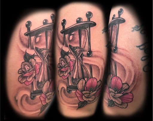 Explore forearm half sleeve cover up tattoo ideas, creative tattoo ideas in Peckville, available at Silver Fox Tattoos