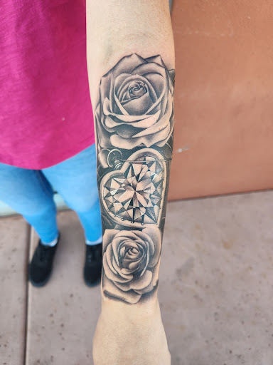 Explore back thigh tattoo ideas, creative tattoo ideas in Glendale, available at Tattoo 151