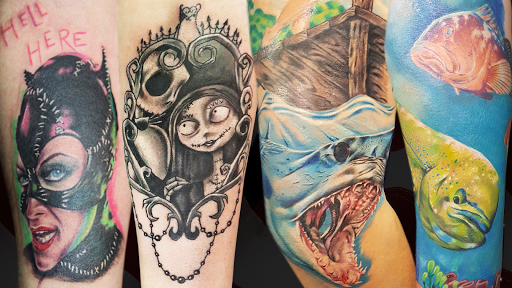 Explore honey tattoo ideas, creative tattoo ideas in Crystal River, available at Americas Best Tattoos