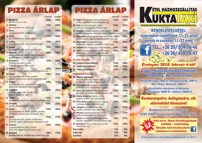 Értékelések erről a helyről: Kukta Taxi, Várpalota - Pizza