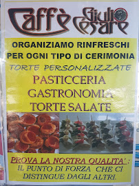 Bar Caffe' Giulio Cesare à Nerola - menu / carte