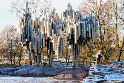 Natural waterfalls in Helsinki