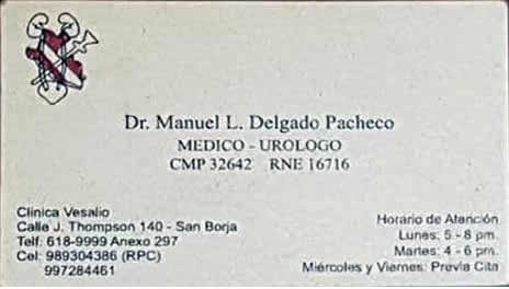 Dr. Manuel L. Delgado Pacheco