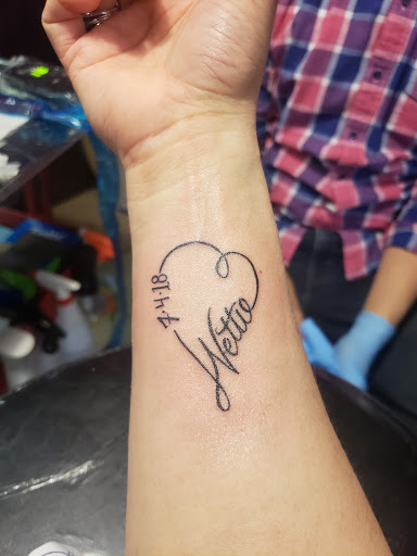 Explore mens cross tattoo ideas, creative tattoo ideas in Odessa, available at Evil Ink Tattoo
