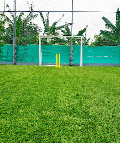 OUR ZONE | Play Area - Turf Cricket, Badminton, Foot Ball, Fine dine Restaurant, Function Hall