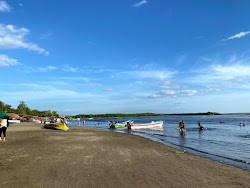 Foto von Las Penitas beach und die siedlung