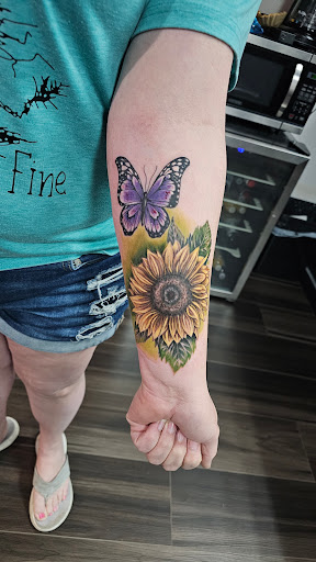 Explore cool shoulder tattoo ideas, creative tattoo ideas in Kissimmee, available at Precision Ink Tattoo Company