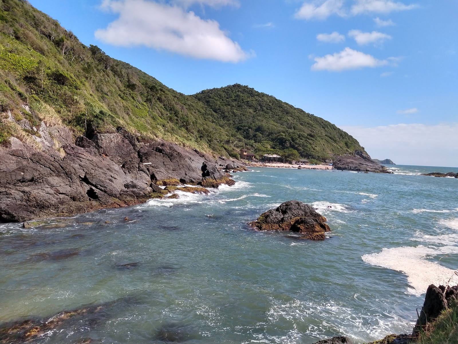 Photo de Galheta Beach avec petite baie