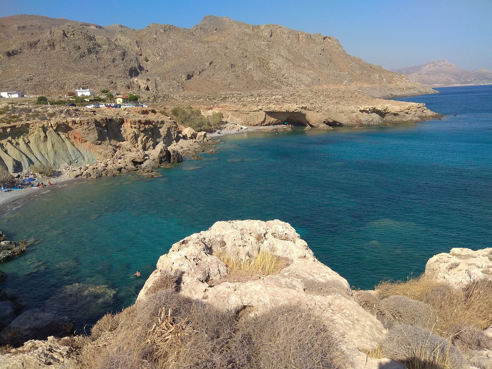 Foto von Anaskelou beach wilde gegend