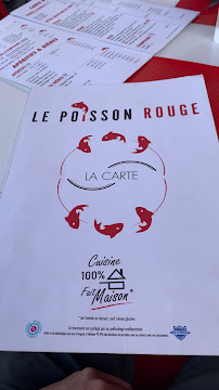 Carte du Le Poisson Rouge à Vieux-Boucau-les-Bains