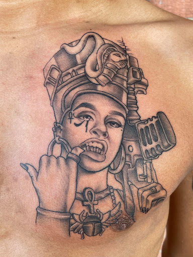 Explore bingo tattoo ideas, creative tattoo ideas in Fort Worth, available at Darkside of Texas Tattoo & Piercing