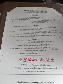 Restaurant français La Fleur de Sel à La Rochelle (la carte)