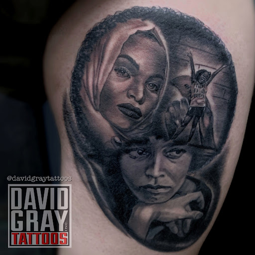 Explore skeleton hand tattoo ideas, creative tattoo ideas in Davison, available at Trainwreck Tattoo Studio