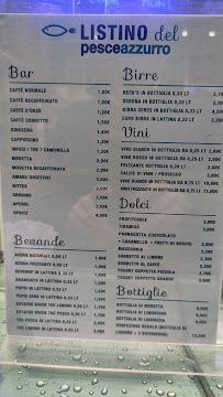 Restaurant de fruits de mer PesceAzzurro Fano à Fano - menu / carte