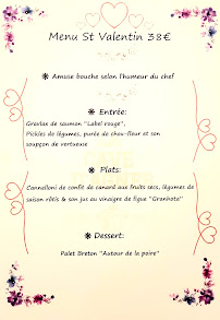 Menu / carte de La cave d'Agnes à Fitou