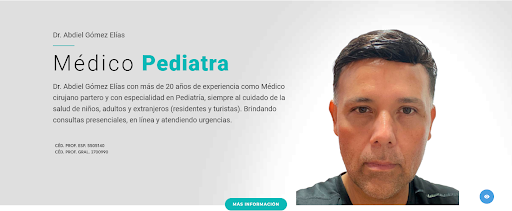 Pediatra 24 hrs | Dr. Abdiel Gómez Elías