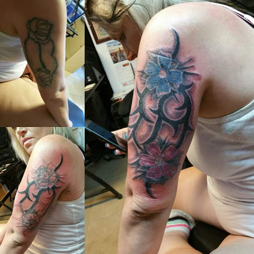 Explore inner wrist tattoo ideas, creative tattoo ideas in Elko, available at Custom Tattoos and Body Piercing Studio